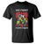 Autism Support T Shirt His Fight is My Fight Jigsaw Puzzle Boxing Gloves TS01 Black Printyourwear