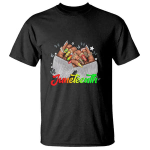 Queen Afro T Shirt Juneteenth 1865 TS01 Black Printyourwear