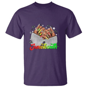 Queen Afro T Shirt Juneteenth 1865 TS01 Purple Printyourwear