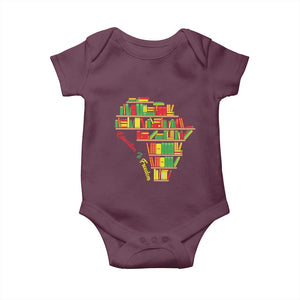 Education Is Freedom Baby Onesie African American History TS01 Maroon Print Your Wear