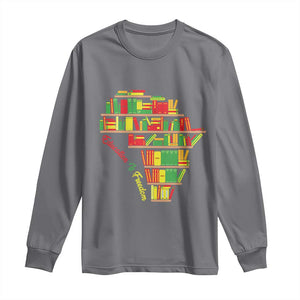 Education Is Freedom Long Sleeve Shirt African American History TS01 Charcoal Print Your Wear