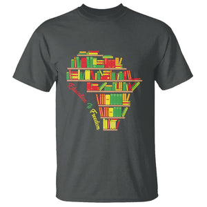 Juneteenth T Shirt Education Is Freedom TS01 Dark Heather Printyourwear