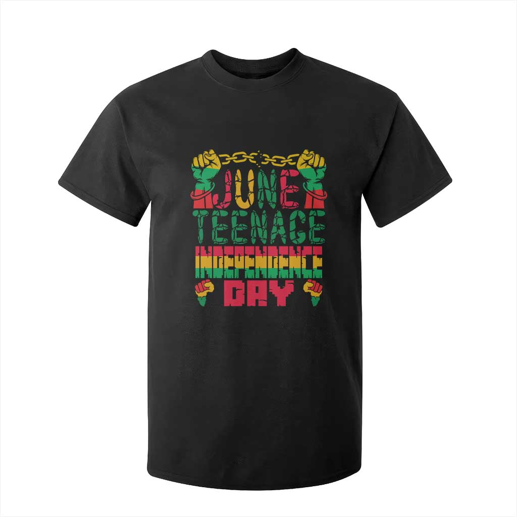 Juneteenth 1865 Independence Day T Shirt For Kid TS01 Black Print Your Wear