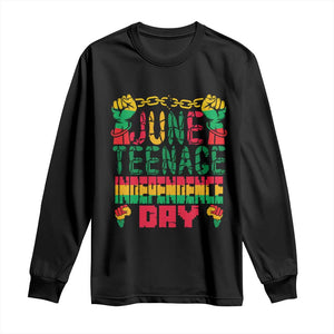 Juneteenth 1865 Independence Day Long Sleeve Shirt TS01 Black Print Your Wear