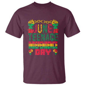 Independence Day T Shirt Juneteenth 1865 TS01 Maroon Printyourwear