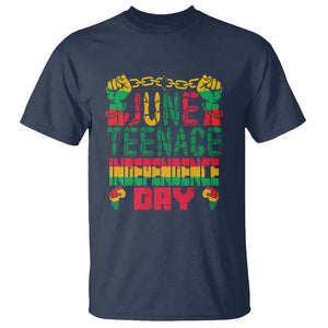 Independence Day T Shirt Juneteenth 1865 TS01 Navy Printyourwear