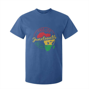 Free-ish Juneteenth Since 1865 T Shirt For Kid TS01 Royal Blue Print Your Wear