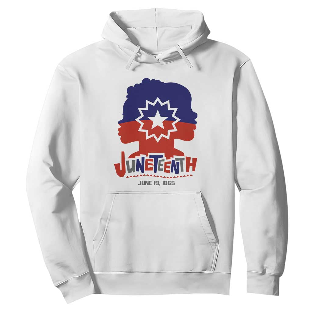 Juneteenth for Women Hoodie Celebrating Black Freedom Day 1865 TS01 White Printyourwear