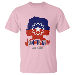 Juneteenth for Women T Shirt Celebrating Black Freedom Day 1865 TS01 Light Pink Printyourwear