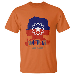 Juneteenth for Women T Shirt Celebrating Black Freedom Day 1865 TS01 Orange Printyourwear