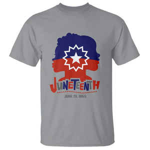 Juneteenth for Women T Shirt Celebrating Black Freedom Day 1865 TS01 Sport Gray Printyourwear