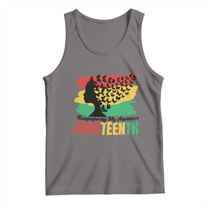 Juneteenth 1865 Tank Top Remembering My Ancestors TS01 Deep Heather Print Your Wear