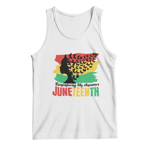 Juneteenth 1865 Tank Top Remembering My Ancestors TS01 White Print Your Wear