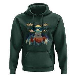 Get In Loser Alien, UFO Funny, We're Doing Butt Stuff Hoodie TS01 Dark Forest Green Print Your Wear