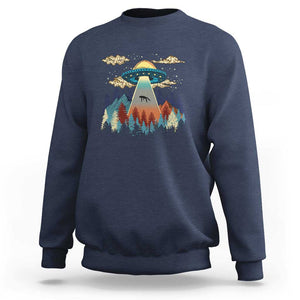 Get In Loser Alien, UFO Funny, We're Doing Butt Stuff Sweatshirt TS01 Navy Print Your Wear