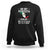 Mexican Flag Mujer Mexicana Sweatshirt Celebrate Mexico Heritage & Culture TS01 Black Print Your Wear