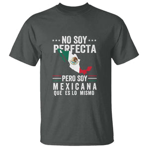 Mexican Flag Mujer Mexicana T Shirt Celebrate Mexico Heritage & Culture TS01 Dark Heather Print Your Wear