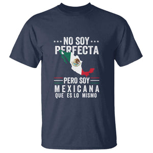 Mexican Flag Mujer Mexicana T Shirt Celebrate Mexico Heritage & Culture TS01 Navy Print Your Wear