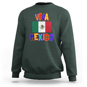 Mexico Independence Day Sweatshirt Celebrate Independencia de Mxico TS01 Dark Forest Green Print Your Wear