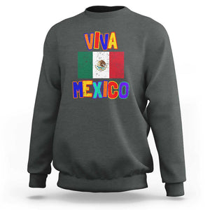 Mexico Independence Day Sweatshirt Celebrate Independencia de Mxico TS01 Dark Heather Print Your Wear