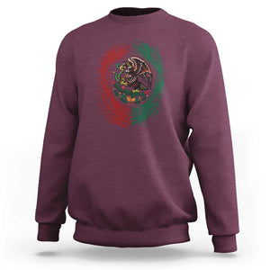 Patriotic Eagle Sweatshirt Perfect for Kids, Men, and Women TS01 Maroon Print Your Wear