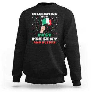 Celebrate Mexican Independence Day Sweatshirt Mexico Flag Tee for Proud Mexicans TS01 Black Print Your Wear