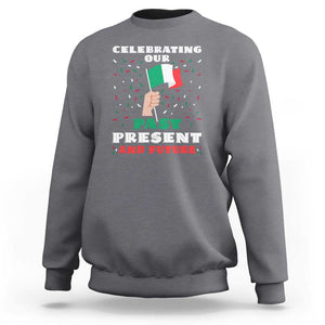 Celebrate Mexican Independence Day Sweatshirt Mexico Flag Tee for Proud Mexicans TS01 Charcoal Print Your Wear