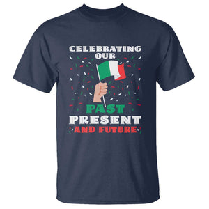 Celebrate Mexican Independence Day T Shirt Mexico Flag Tee for Proud Mexicans TS01 Navy Print Your Wear