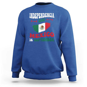 Independencia de Mxico Sweatshirt Celebrate with Flag & Pride TS01 Royal Blue Print Your Wear