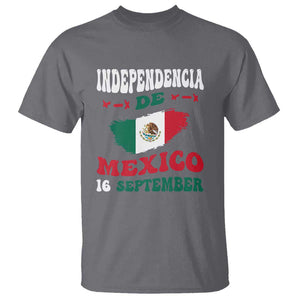 Independencia de Mxico T Shirt Celebrate with Flag & Pride TS01 Charcoal Print Your Wear