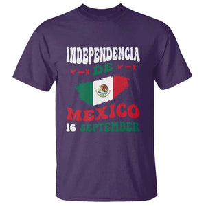 Independencia de Mxico T Shirt Celebrate with Flag & Pride TS01 Purple Print Your Wear