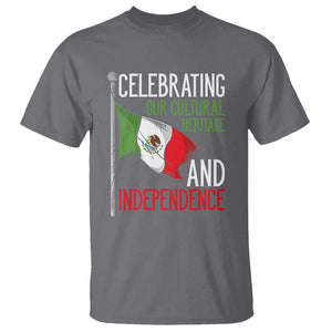 Mexican Flag for Independence Day T Shirt Proudly Display Your Mexican Pride TS01 Charcoal Print Your Wear