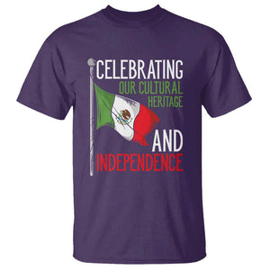 Mexican Flag for Independence Day T Shirt Proudly Display Your Mexican Pride TS01 Purple Print Your Wear