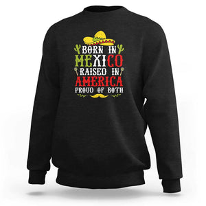 Celebrate Mexican Independence Day in Style Sweatshirt Mexico Flag Trendy TS01 Black Print Your Wear