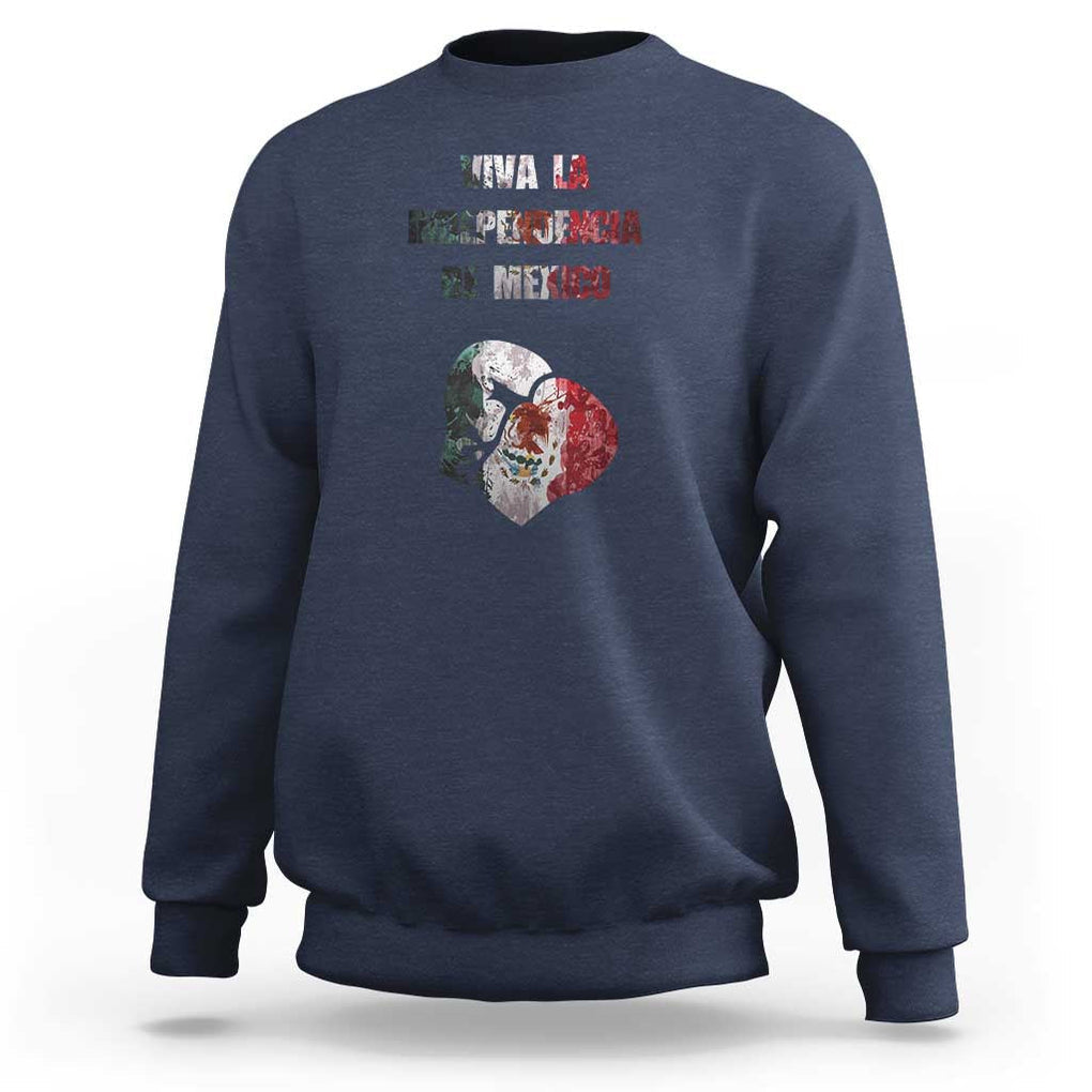 Stylish Mexico Independence Day Tee Sweatshirt Unisex Design for Men & Women TS01 Navy Print Your Wear