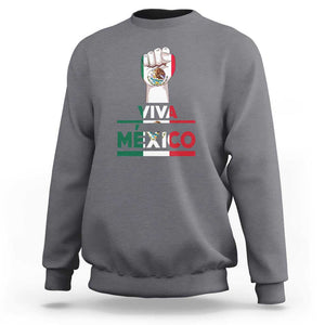 VIVA Mexico Independence Day Sweatshirt Celebrate Mexican Pride & Culture TS01 Charcoal Print Your Wear