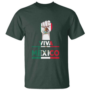 VIVA Mexico Independence Day T Shirt Celebrate Mexican Pride & Culture TS01 Dark Forest Green Print Your Wear