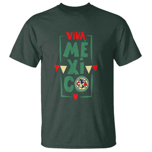 Club America Independence Day T Shirt Celebrate Mexican Heritage with Style TS01 Dark Forest Green Print Your Wear