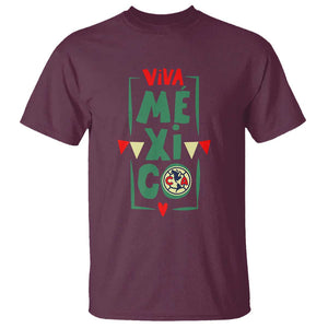 Club America Independence Day T Shirt Celebrate Mexican Heritage with Style TS01 Maroon Print Your Wear