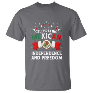 Celebrate Mexican Independence Day in Style T Shirt Proudly Display Mexicos Flag TS01 Charcoal Print Your Wear