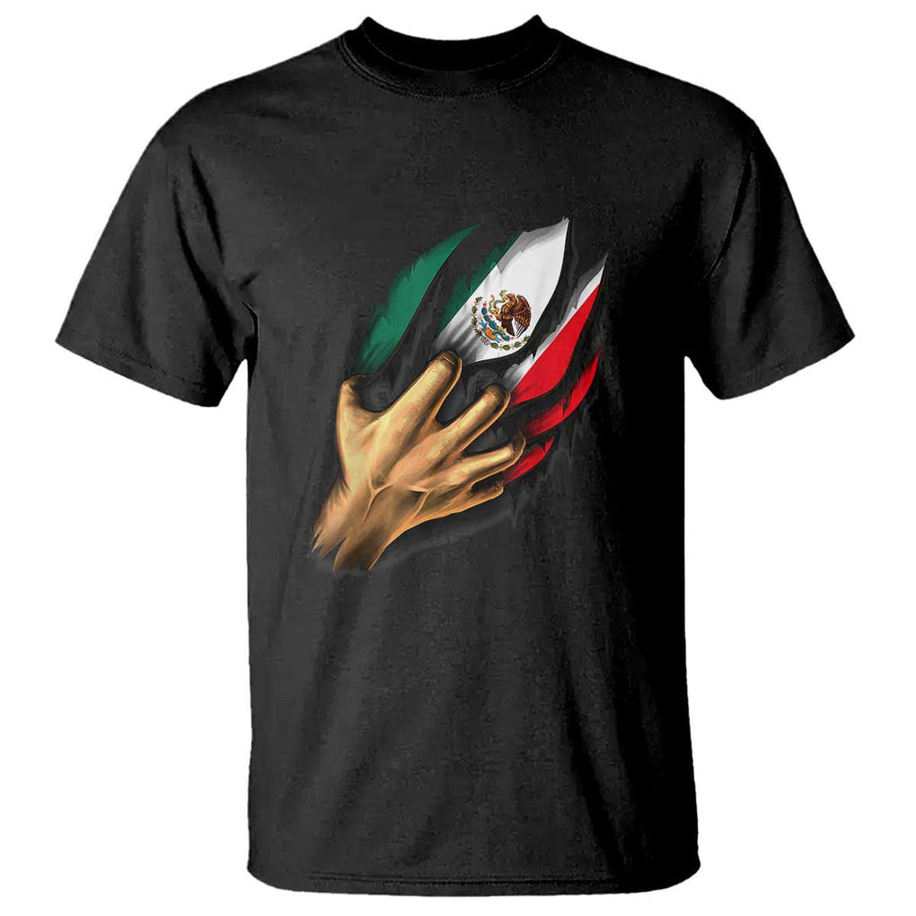 Show Your Pride with This Mexican Flag T Shirt Tee for Independence Day TS01 Black Print Your Wear