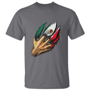 Show Your Pride with This Mexican Flag T Shirt Tee for Independence Day TS01 Charcoal Print Your Wear