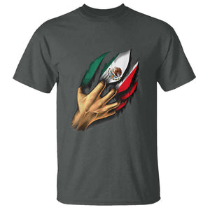 Show Your Pride with This Mexican Flag T Shirt Tee for Independence Day TS01 Dark Heather Print Your Wear