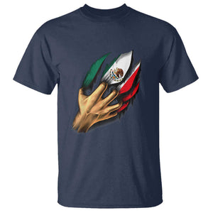 Show Your Pride with This Mexican Flag T Shirt Tee for Independence Day TS01 Navy Print Your Wear