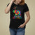 Tie Dye Elephant Autism T Shirt For Women Its Ok To Be Different TS01 Black Printyourwear