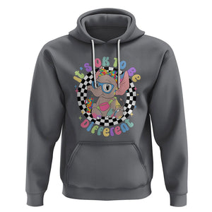 Support Autism Hoodie It's Okay To Be Different Funny Elephant TS01 Charcoal Printyourwear