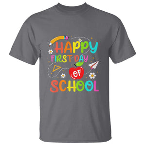 Welcome Back to School T Shirt First Day Premium Tee for Teachers & Students TS01 Charcoal Print Your Wear