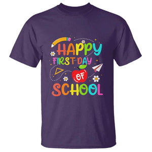 Welcome Back to School T Shirt First Day Premium Tee for Teachers & Students TS01 Purple Print Your Wear