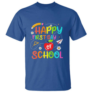 Welcome Back to School T Shirt First Day Premium Tee for Teachers & Students TS01 Royal Blue Print Your Wear