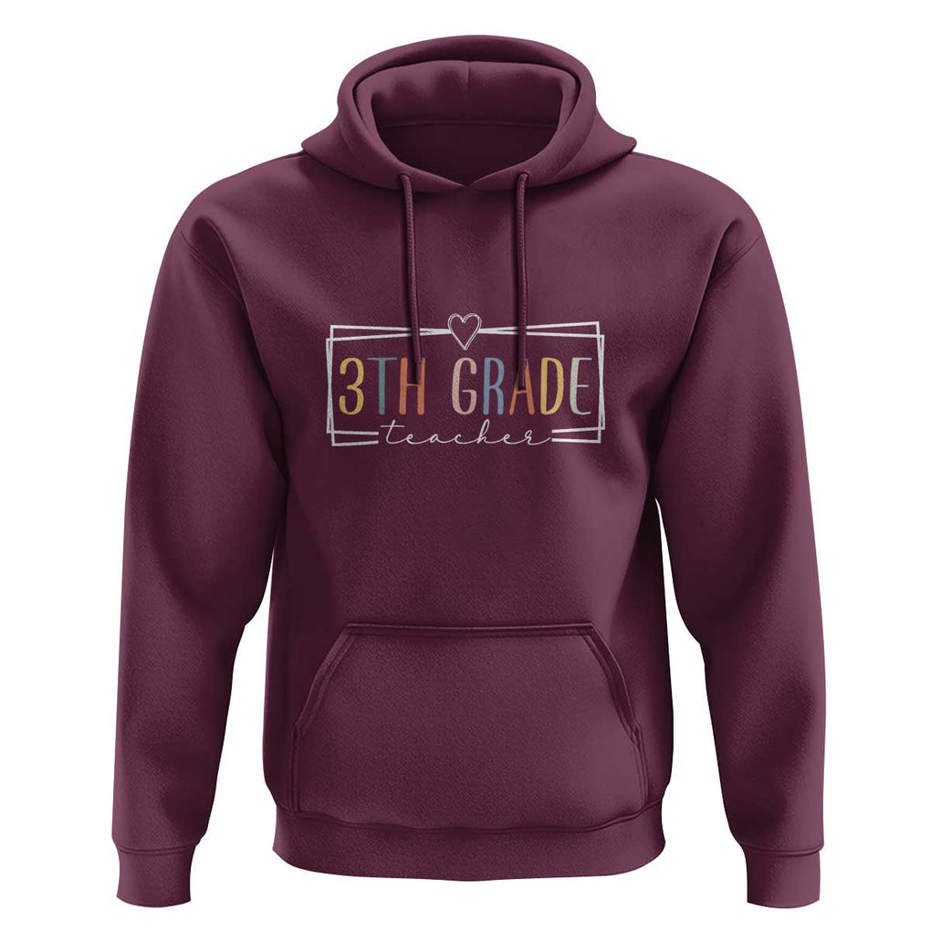 3rd Grade Squad Hoodie Perfect Back to School Tee for Teachers & Students TS01 Maroon Print Your Wear